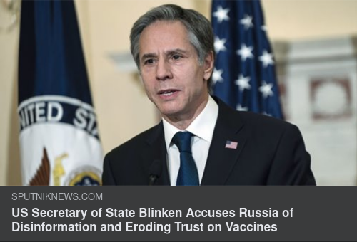 Blinken Anklagar Ryssland