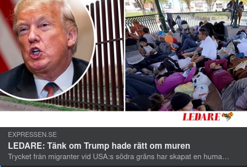 Expressen Tänker Om Trump Hade Rätt