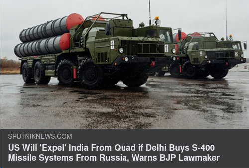 USA, Indien & S-400