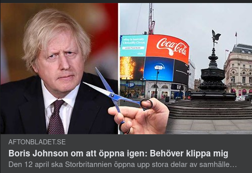 Boris Öppnar För Klippning