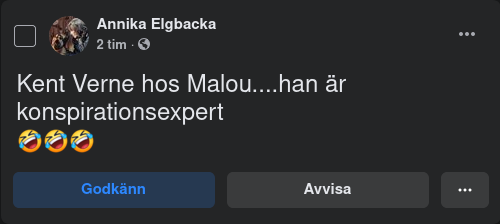 Konspirationsexpert Hos Malou