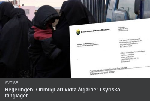 Sverige & Syriska Fångläger