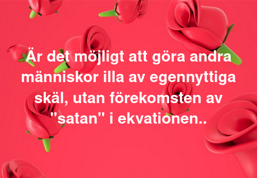 Illagörande Utan Satan