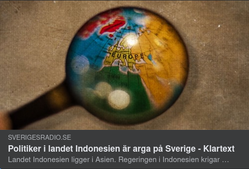Indonesien & Sverige
