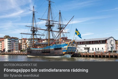 Företagsjippo Räddade Ostindiefararen