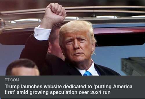 Trump Lanserar Websida