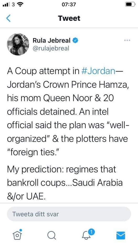 Kuppförsök I Jordanien