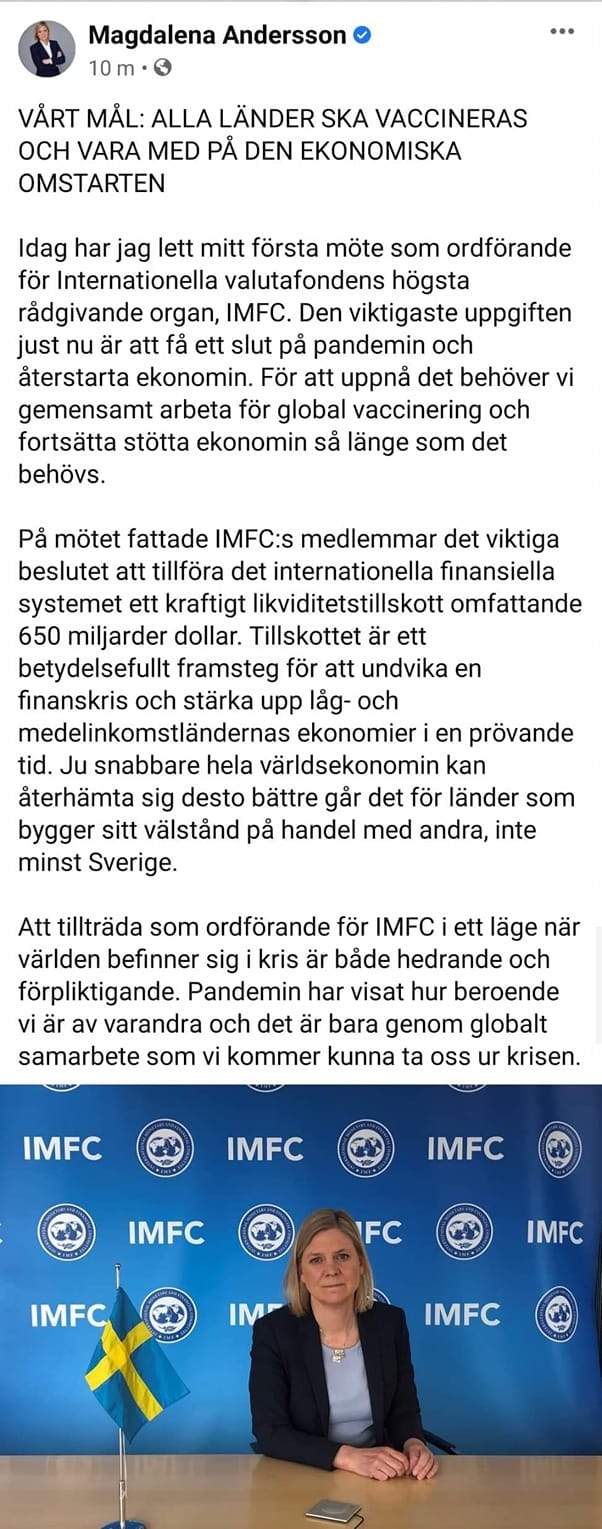 Magdalenas Kollektiva IMFC-Mål