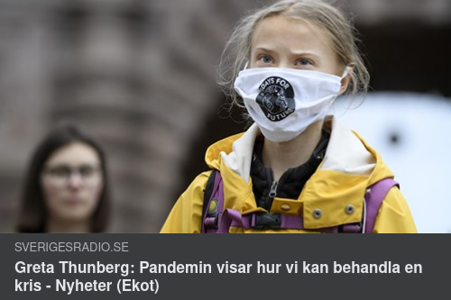Greta Ser Krisbehandlingsvisande Pandemi