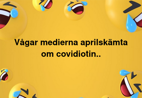 Medialt Vågade Aprilskämt?