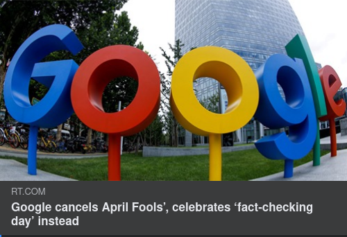 Google Utan Aprilskämt