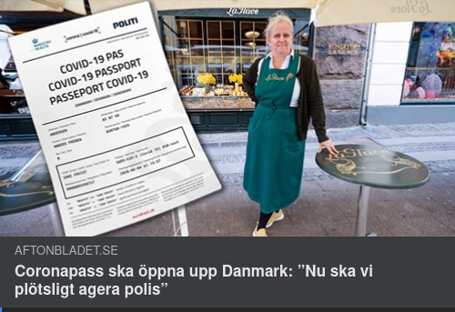 Danska Coronapasspoliser