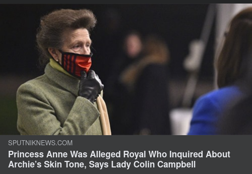 Prinsessan Annes Hudfärgsfunderingar