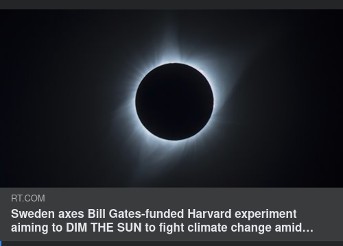 Sverige Överger Gates Solblockeringsprojekt