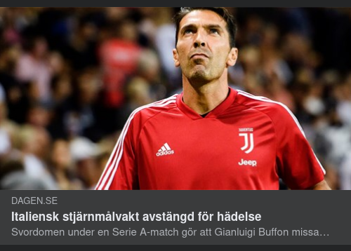 Hädande Fotbollsmålvakt Avstängd