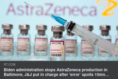 Biden Stoppar AstraZeneca-Produktion