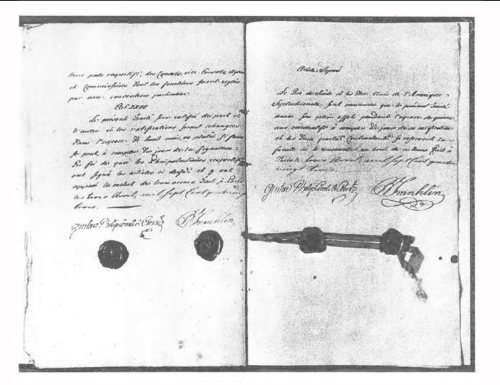 Gammalt Handelsfördrag Mellan USA & Sverige