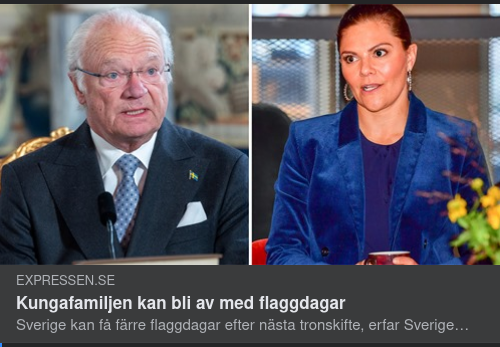Färdigflaggat För Kungafamiljen?