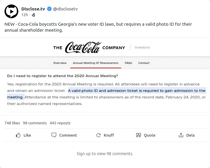 Coca Cola Opinionsbildar