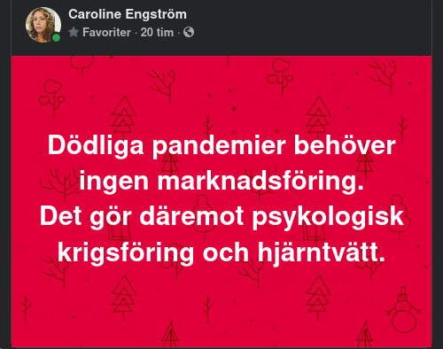 Pandemimarknadsföringsfråga