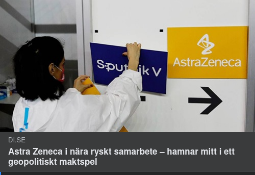 Astra Zeneca & Ryskt Samarbete