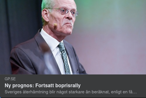 Grönhårig Boprisrallyprognos