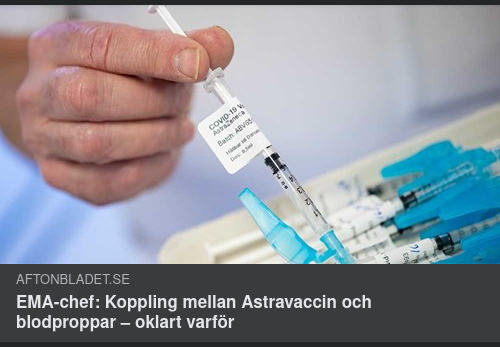 Astravaccinsblodproppar