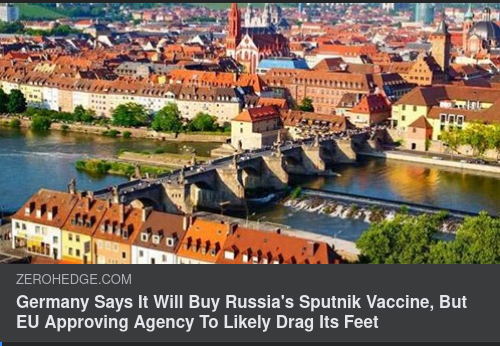 Tyskland, Sputnikvaccin & EU