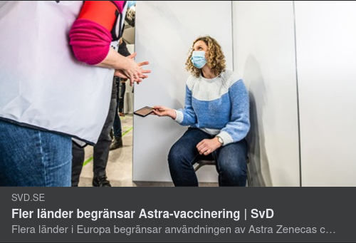 Begränsad Astra-Vaccinering