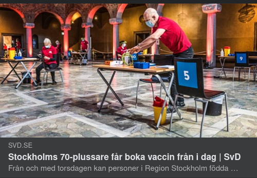 Senior Vaccinsbokningstillåtelse