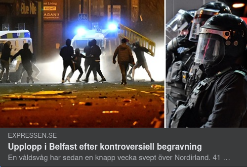 Upplopp I Belfast