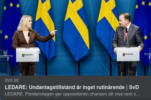 Pandemilagsförlängning & Stackel