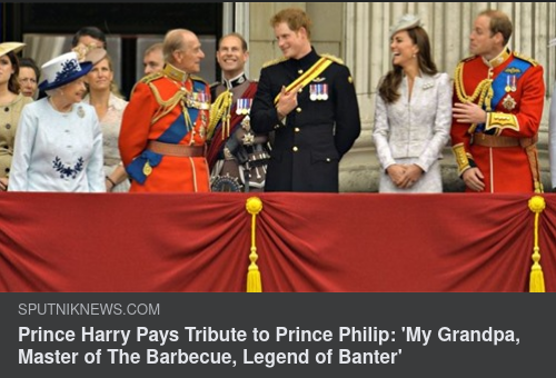 Harryprinsen Hyllar Philipprinsen