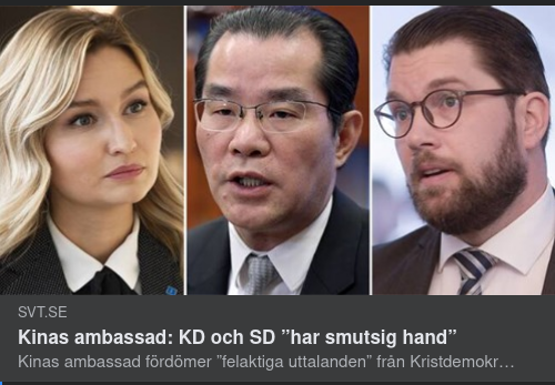 Kina & Nedsmutsade Svenska Händer