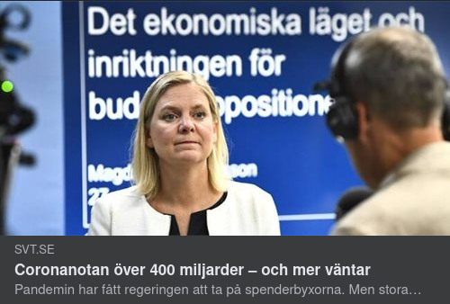 Covidiotisk Ekonominedgång