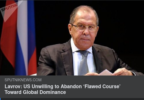 Lavrov Håller Grundstumt