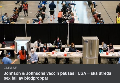 Paus För J&J Vaccin