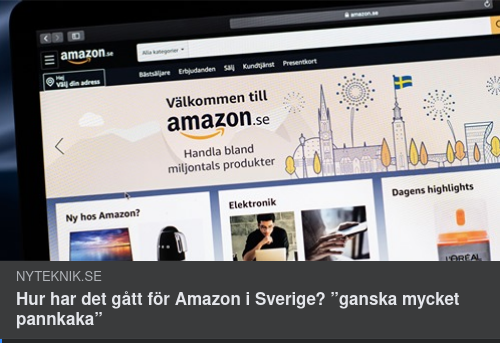 Amazon I Sverige