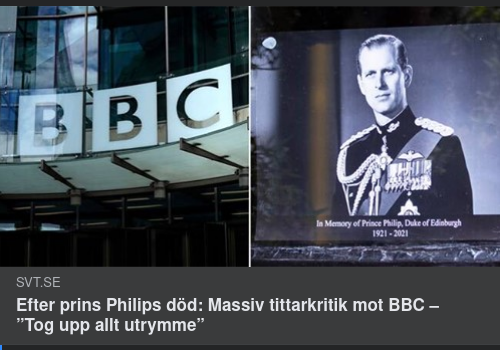 Impopulär TV-Bevakning