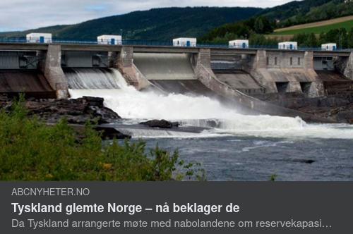 Norsk El & Tysk Glömska