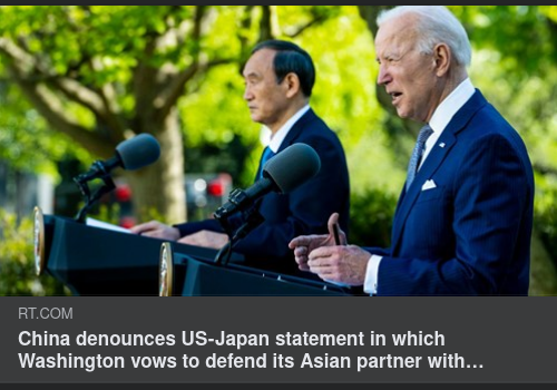 Peking Fördömer USA/Japan Dokument