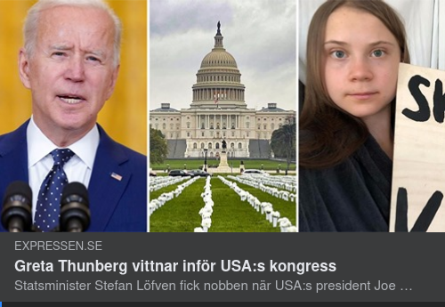 Kongressvittnande Greta