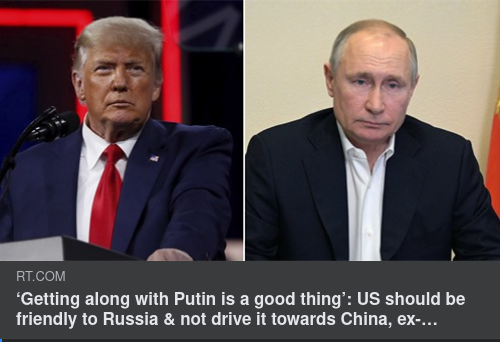 Trump & Putin För Sig Med Finess