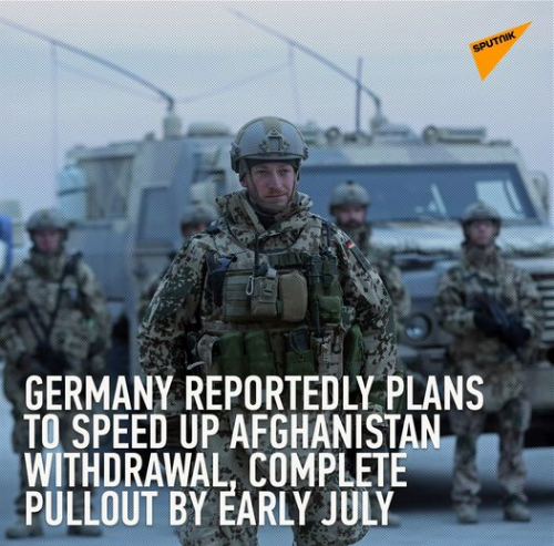 Tyskland Påskyndar Afghanistan-Tillbakadragande