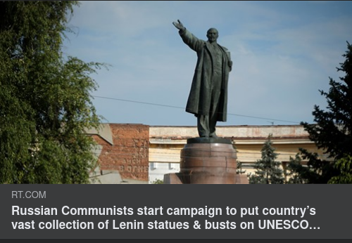 Kampanjstart För Lenin Som Världskulturminne