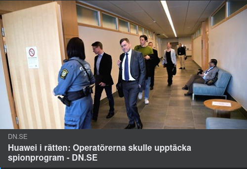 Huawei I Rätten & Spionprogram