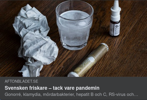 Coronasmittade Friska Svenskar