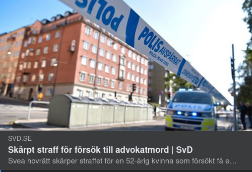 Skärpt Straff För Advokatmordförsök
