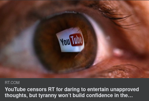 YT Censurerar RT