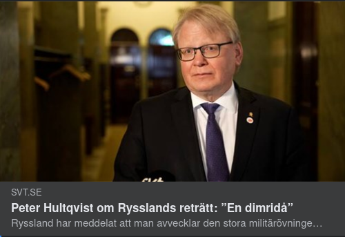 Rysk Dimridå För Hultqvist